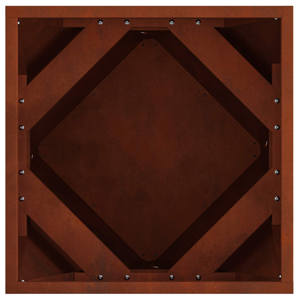 Fioriera 2 pcs Ruggine 40 x 40 x 40 cm
