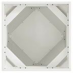 Fioriera 2 pcs Bianco 50 x 50 x 50 cm Acciaio