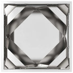 Fioriera 2 pcs Argento 50 x 50 x 50 cm Acciaio inossidabile