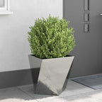 Fioriera Argento 50 x 50 x 50 cm Acciaio zincato