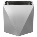 Fioriera Argento 50 x 50 x 50 cm Acciaio zincato