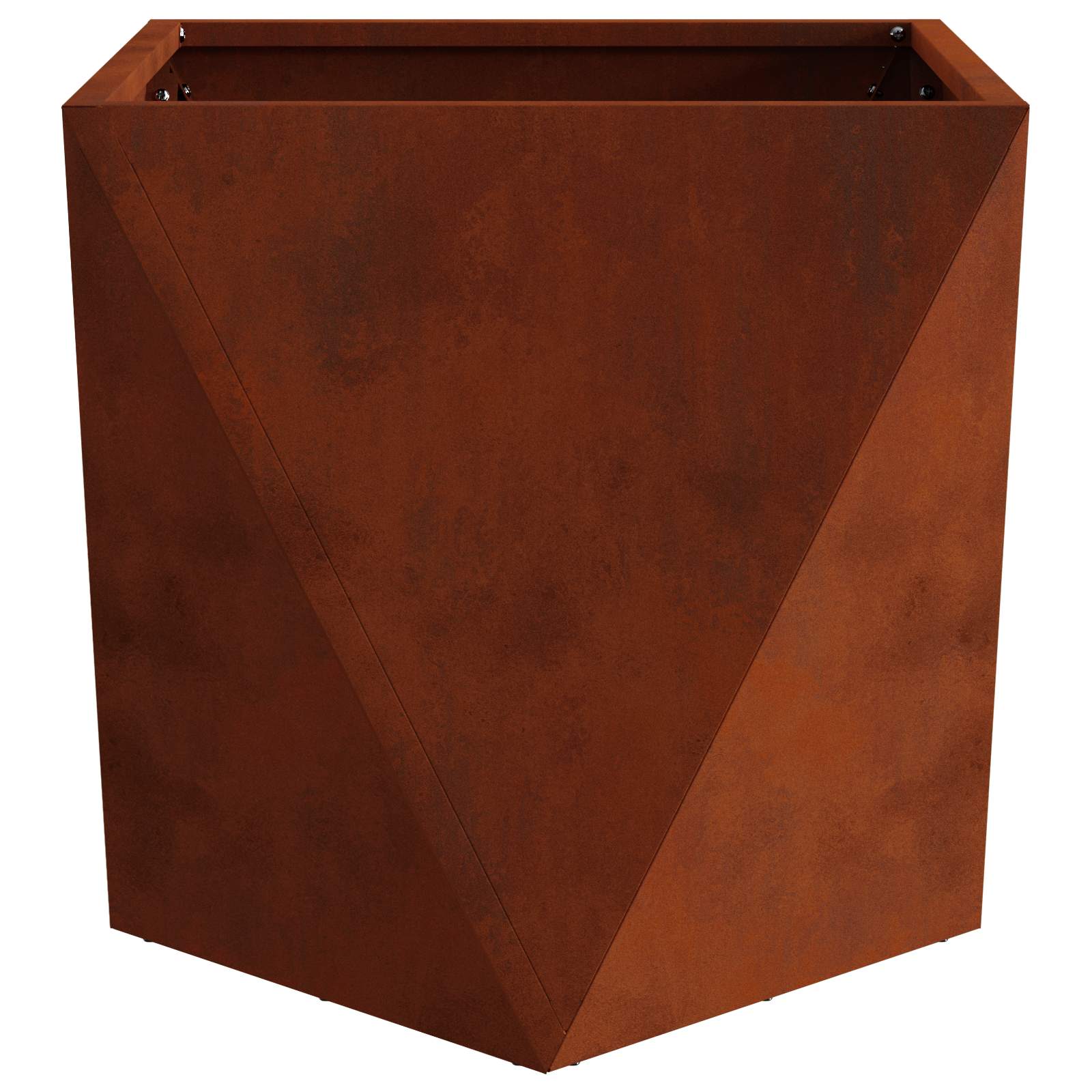 Fioriera 2 pcs Ruggine 50 x 50 x 50 cm