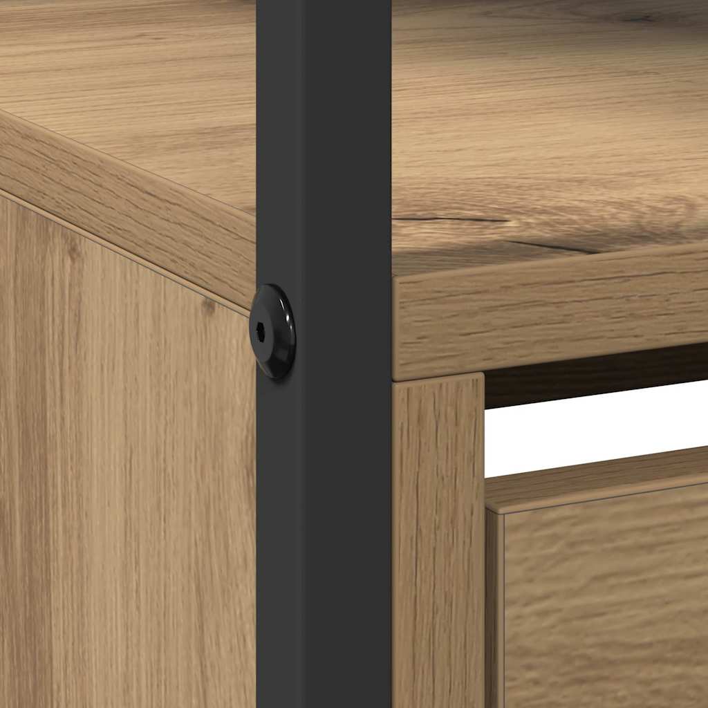 Mobile per scarpe Rovere artigianale 100 x 34 x 112 cm