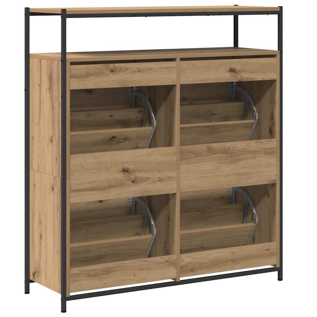 Mobile per scarpe Rovere artigianale 100 x 34 x 112 cm