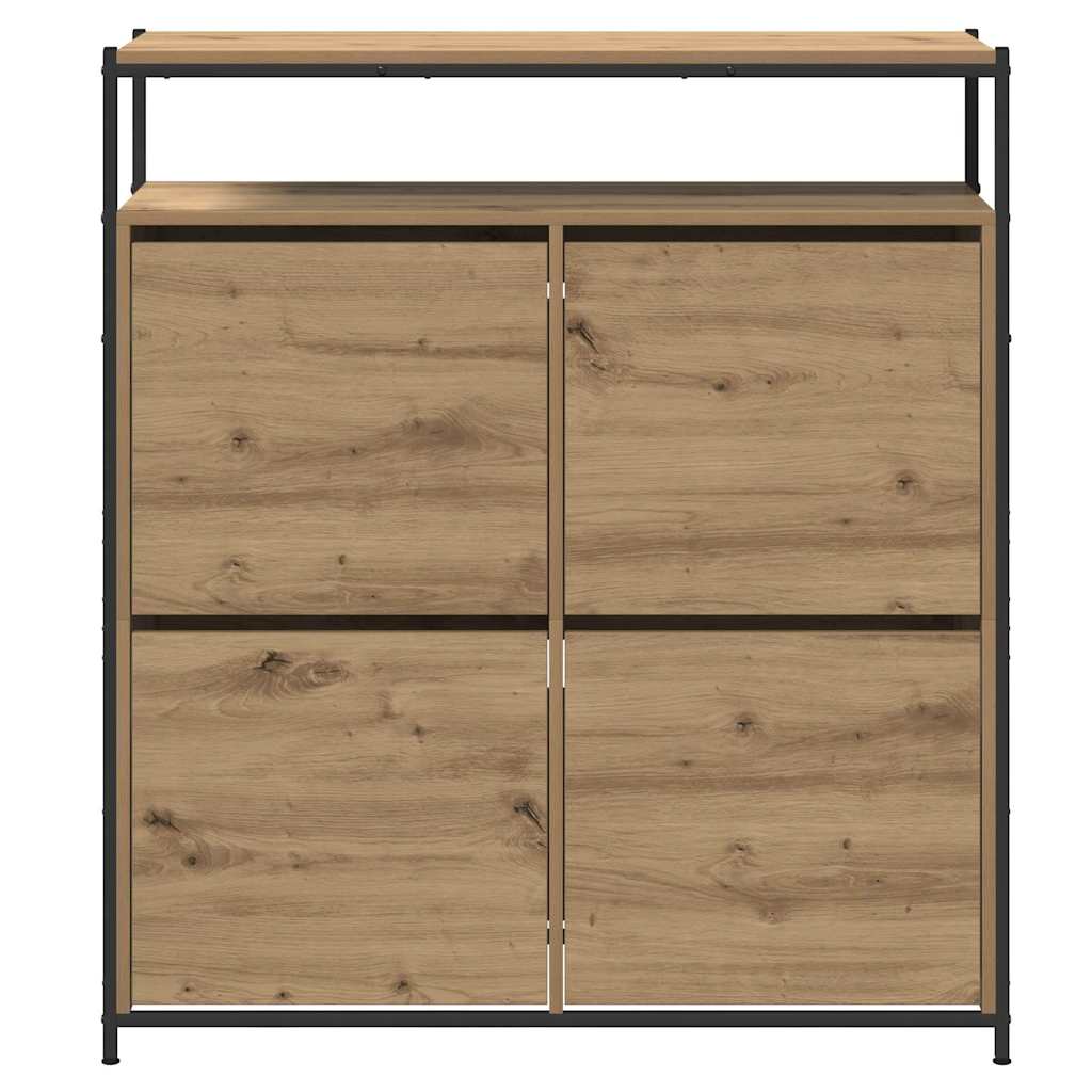 Mobile per scarpe Rovere artigianale 100 x 34 x 112 cm