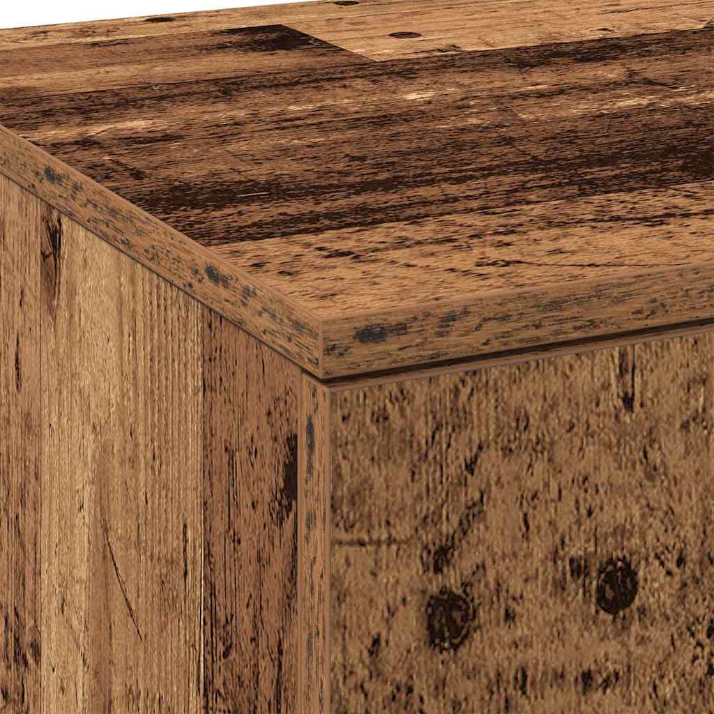 Highboard Legno vecchio 80 x 35 x 180 cm Legno multistrato