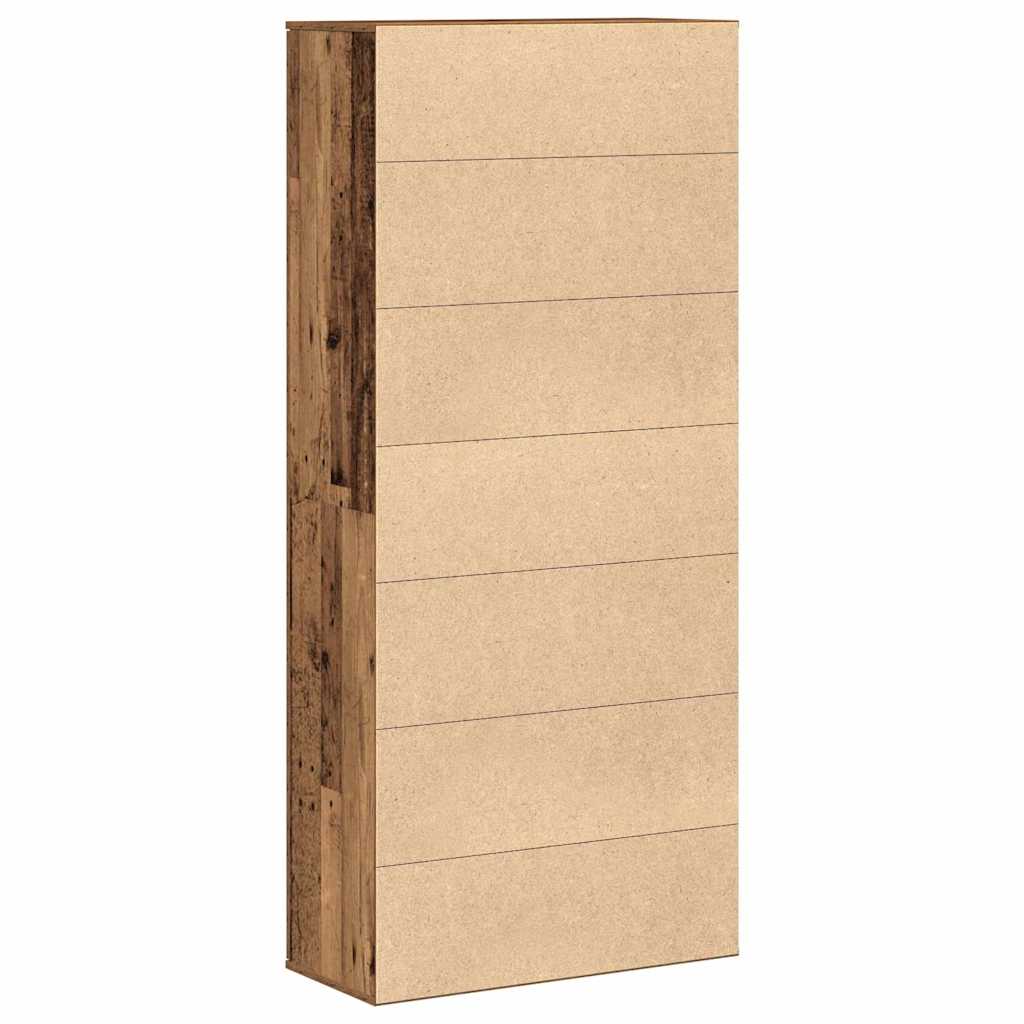 Highboard Legno vecchio 80 x 35 x 180 cm Legno multistrato
