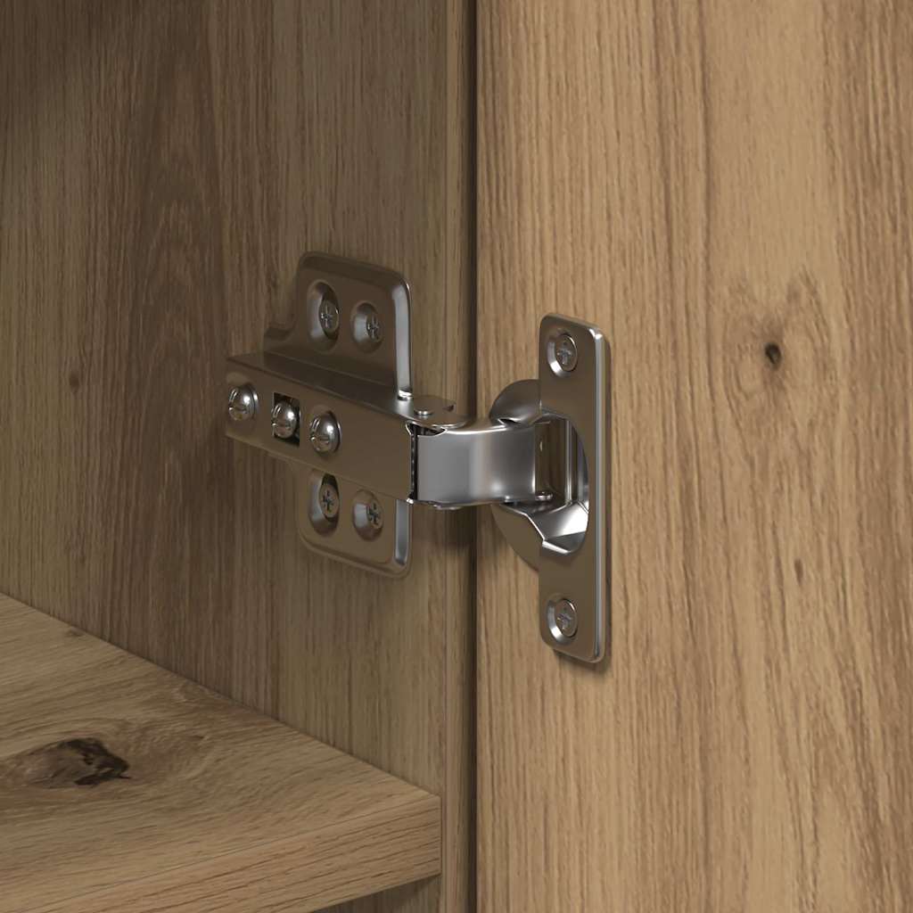 Highboard rovere artigianale 80 x 35 x 180 cm Legno multistrato