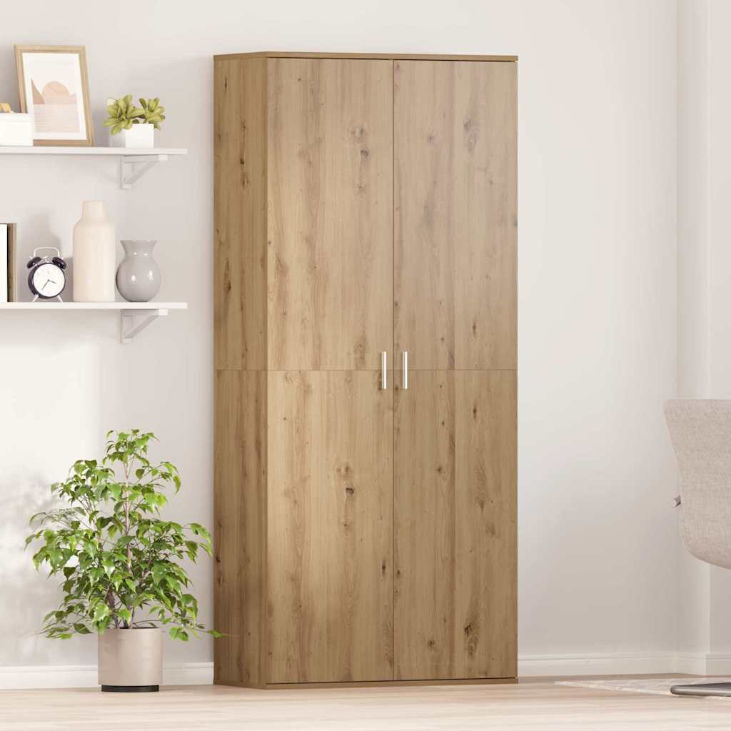 Highboard rovere artigianale 80 x 35 x 180 cm Legno multistrato