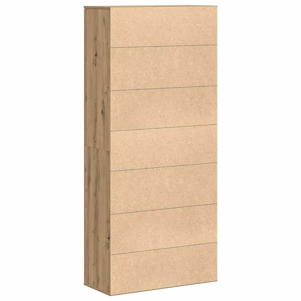 Highboard rovere artigianale 80 x 35 x 180 cm Legno multistrato