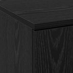 Credenza Rovere Nero 70 x 33.5 x 180 cm Legno multistrato