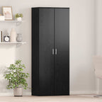 Credenza Rovere Nero 70 x 33.5 x 180 cm Legno multistrato