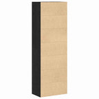 Alto mobile Rovere nero 60 x 35 x 180 cm Legno multistrato