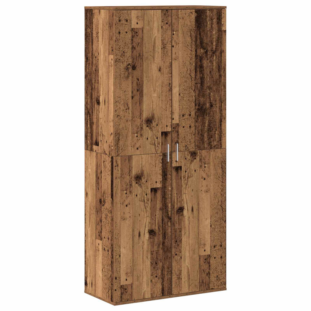 Credenza Legno vecchio 80 x 39 x 178 cm Legno multistrato