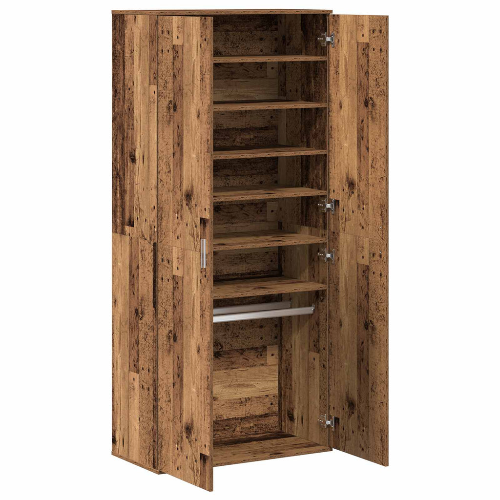 Credenza Legno vecchio 80 x 39 x 178 cm Legno multistrato