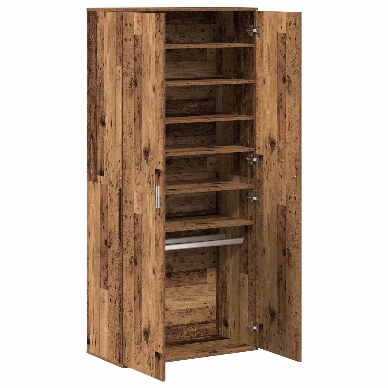 Credenza Legno vecchio 80 x 39 x 178 cm Legno multistrato