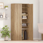 Credenza rovere artigianale 80 x 39 x 178 cm Legno multistrato
