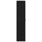 Credenza Rovere nero 80 x 39 x 178 cm Legno multistrato