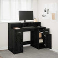 Scrivania Rovere nero 120 x 55 x 91 cm Legno multistrato