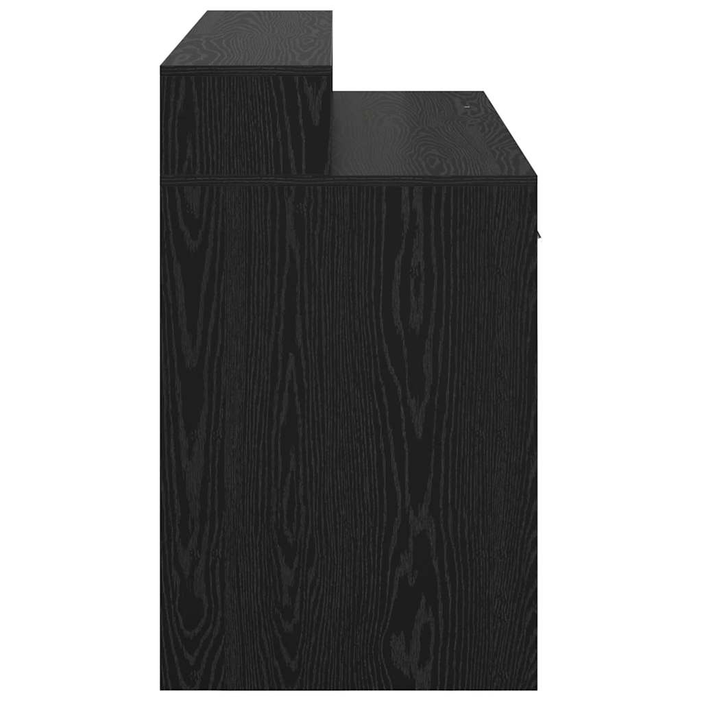 Scrivania Rovere nero 120 x 55 x 91 cm Legno multistrato