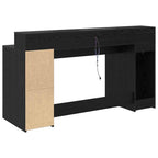 Scrivania Rovere nero 160 x 55 x 91 cm Legno multistrato