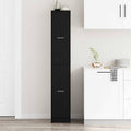 Armadio da Apoteca Rovere nero 30 x 41 x 174.5 cm