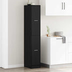 Armadio da Apoteca Rovere nero 30 x 41 x 174.5 cm