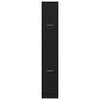 Armadio da Apoteca Rovere nero 30 x 41 x 174.5 cm