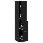 Armadio da Apoteca Rovere nero 30 x 41 x 174.5 cm