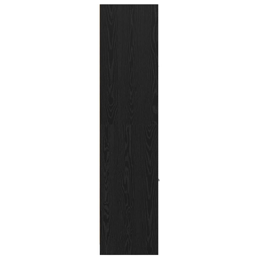Armadio da Apoteca Rovere nero 30 x 41 x 174.5 cm