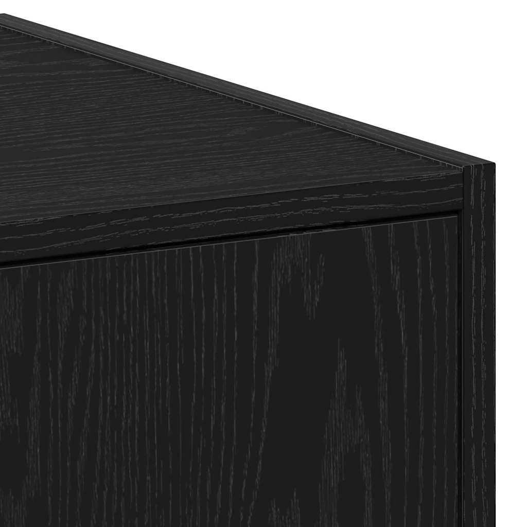 Armadio da Apoteca Rovere nero 40 x 41 x 144.5 cm