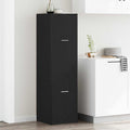 Armadio da Apoteca Rovere nero 40 x 41 x 144.5 cm