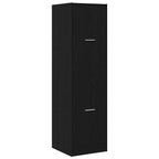 Armadio da Apoteca Rovere nero 40 x 41 x 144.5 cm