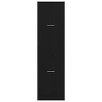 Armadio da Apoteca Rovere nero 40 x 41 x 144.5 cm