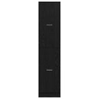 Armadio da Apoteca Rovere nero 40 x 41 x 174.5 cm