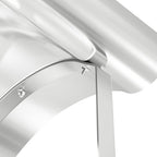 Cappello per Camino Argento 59,5 x 50 x 36,5 cm