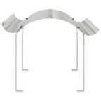 Cappello per Camino Argento 59,5 x 50 x 36,5 cm