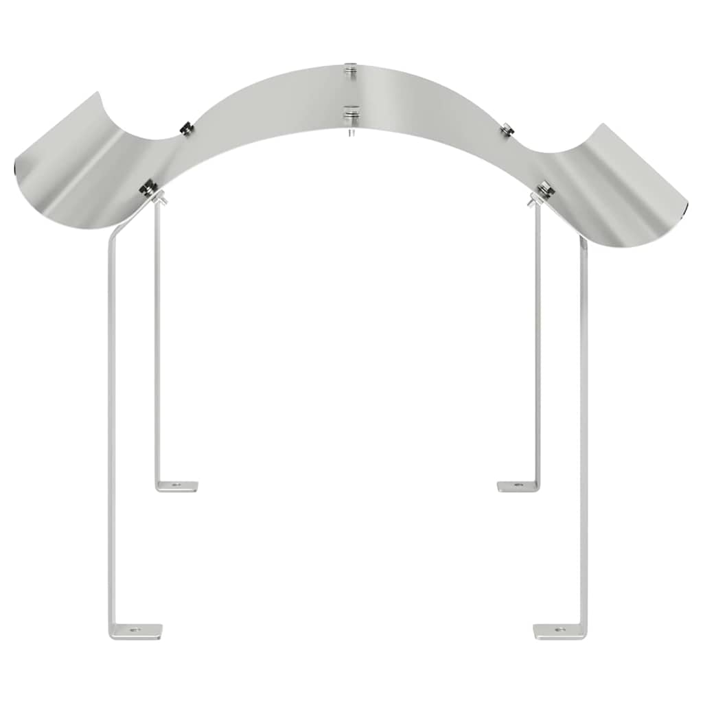 Cappello per Camino Argento 59,5 x 50 x 36,5 cm