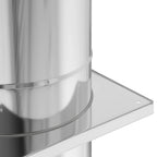 Estensione Camino Argento 35 x 35 x 132 cm Acciaio inossidabile