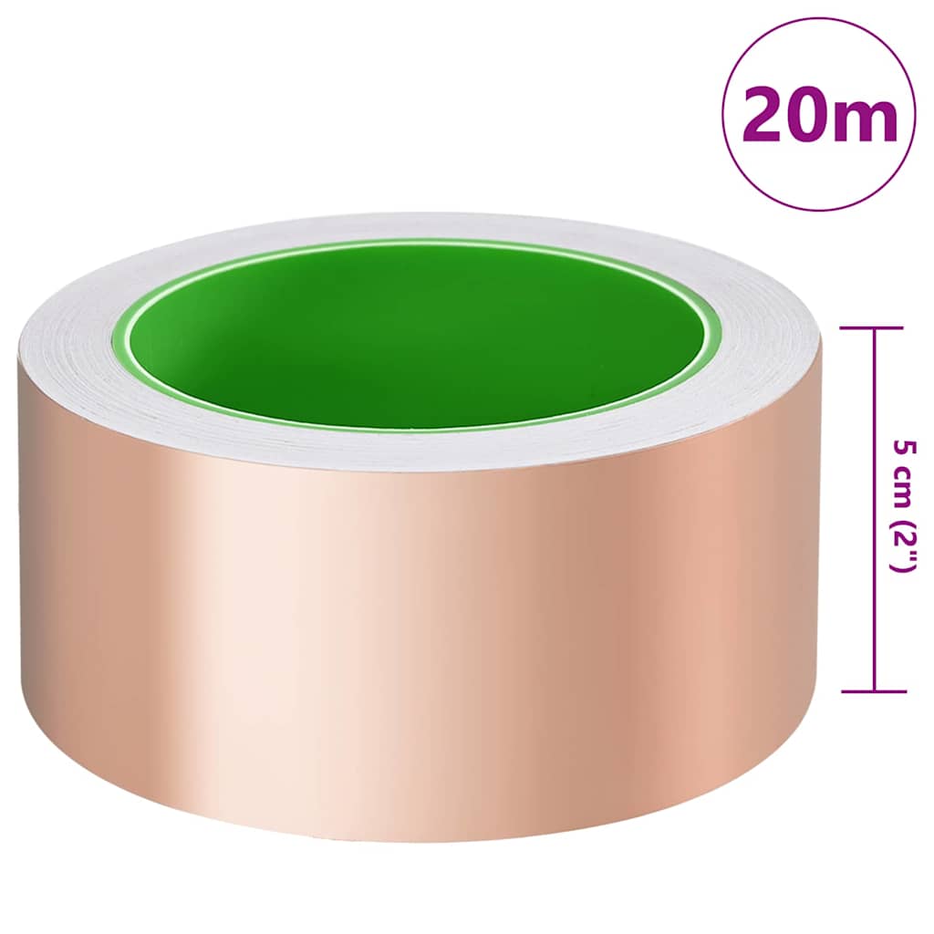 Nastro di rame per protezione dalle lumache Rame 50 mm x 20 m
