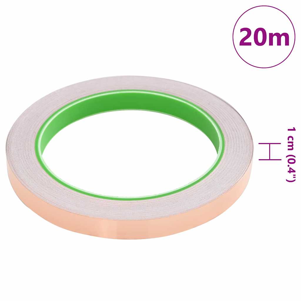 Nastro di rame per protezione dalle lumache Rame 10 mm x 20 m