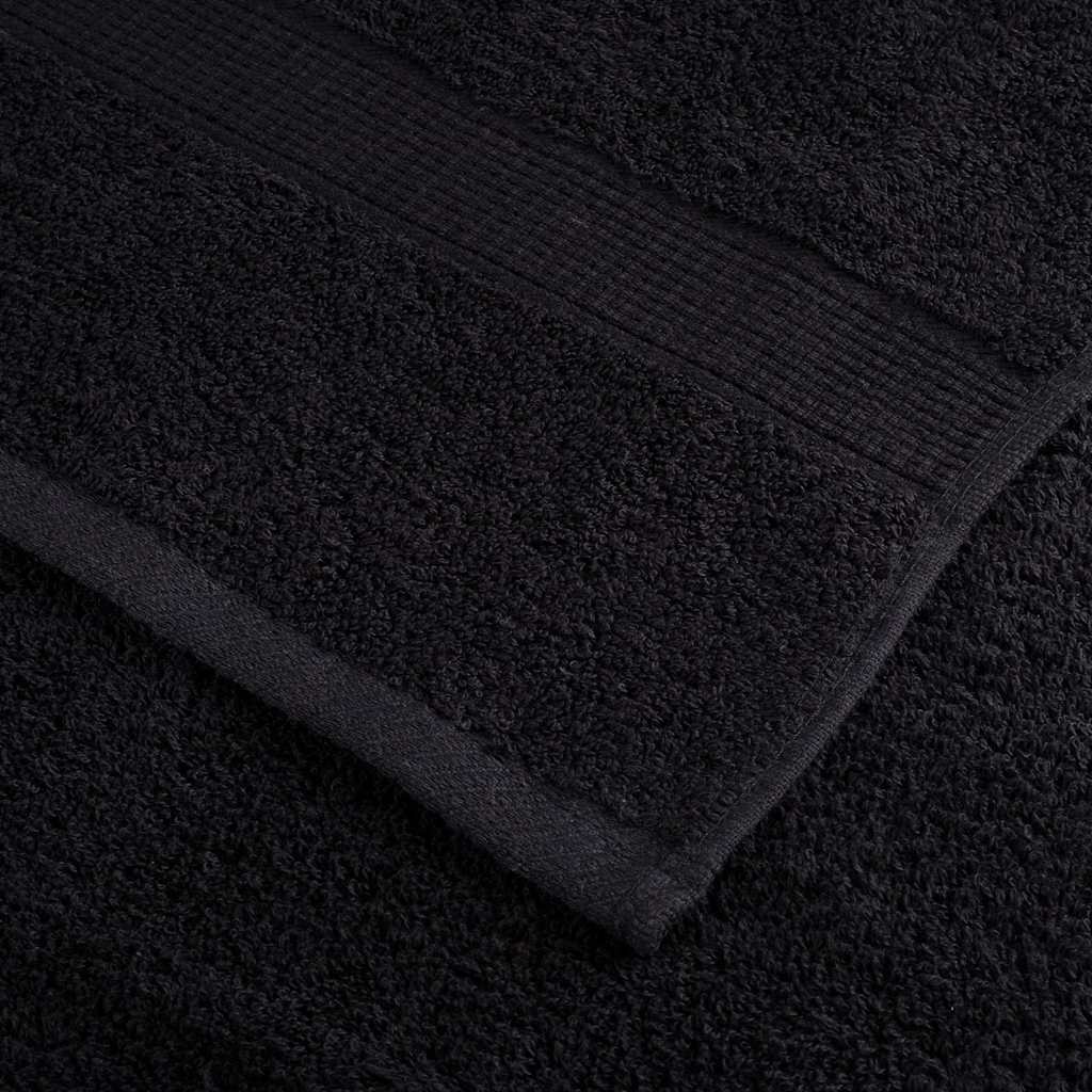 Asciugamano per Ospiti SOLUND 50 pcs Nero 30 x 30 cm 550 gsm