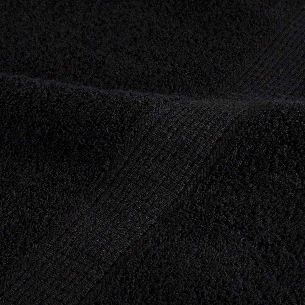 Asciugamano per Ospiti SOLUND 50 pcs Nero 50 x 100 cm 550 gsm