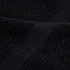 Asciugamano per Ospiti SOLUND 50 pcs Nero 50 x 100 cm 550 gsm