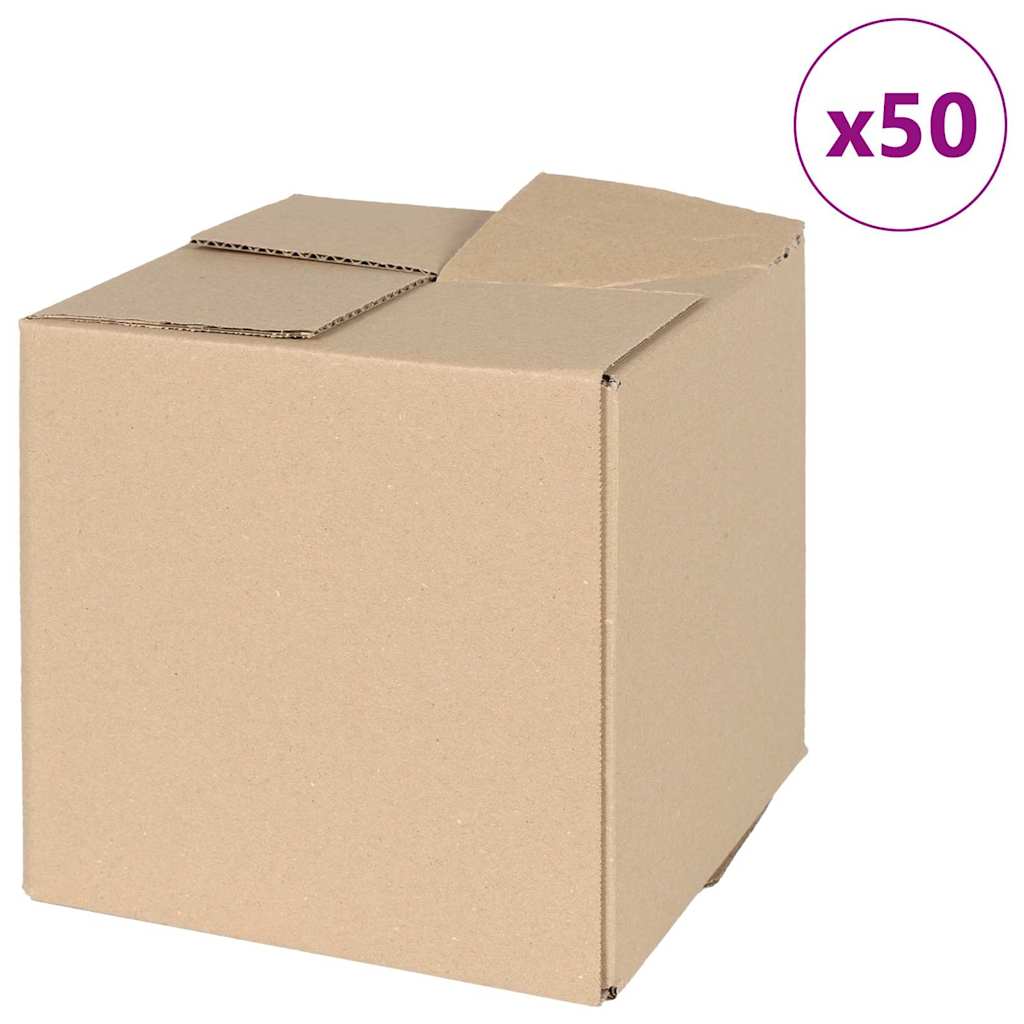 Scatola Pieghevole 50 pcs Naturale 20 x 20 x 20 cm Cartone