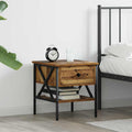 Comodino con cassetto Legno vecchio 40 x 42 x 45 cm