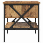 Comodino con cassetto Legno vecchio 40 x 42 x 45 cm