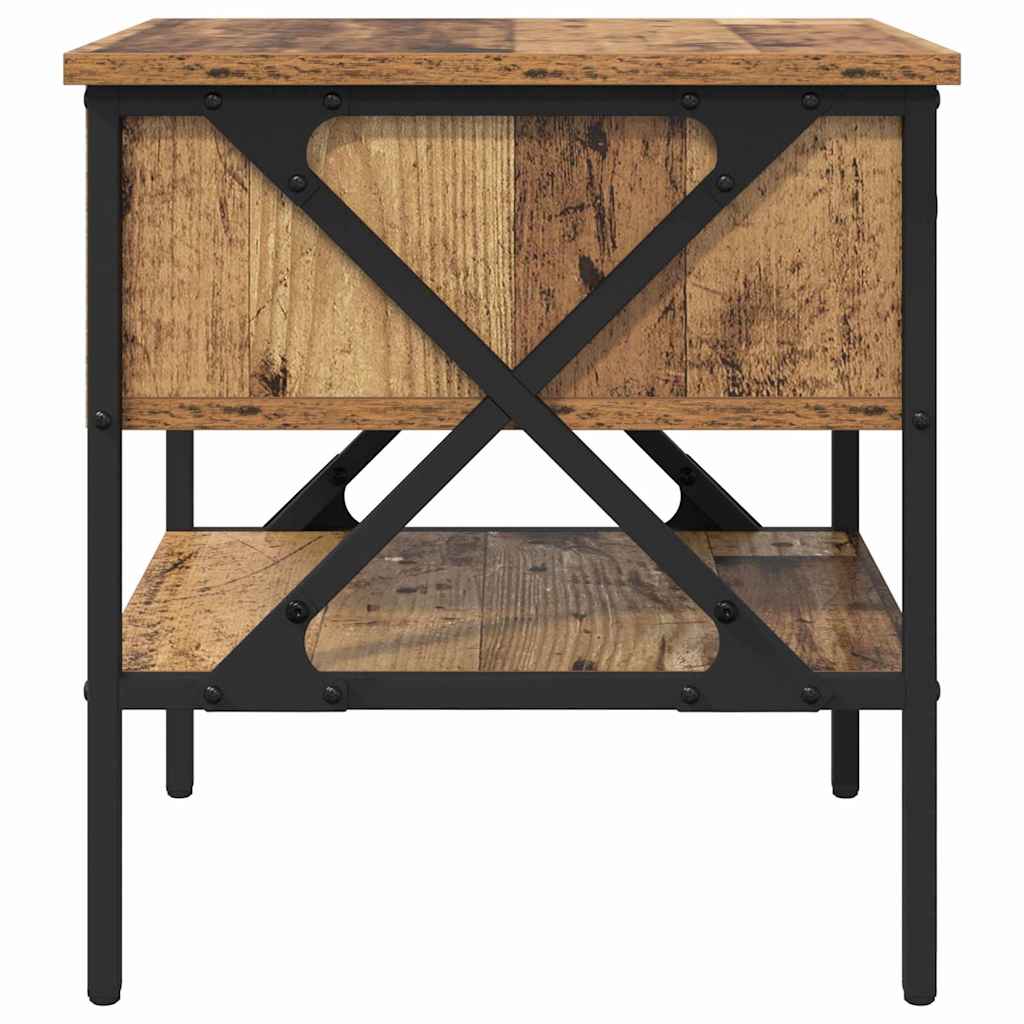 Comodino con cassetto Legno vecchio 40 x 42 x 45 cm