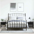 Comodino con cassetto 2 pcs Rovere nero 40 x 42 x 45 cm