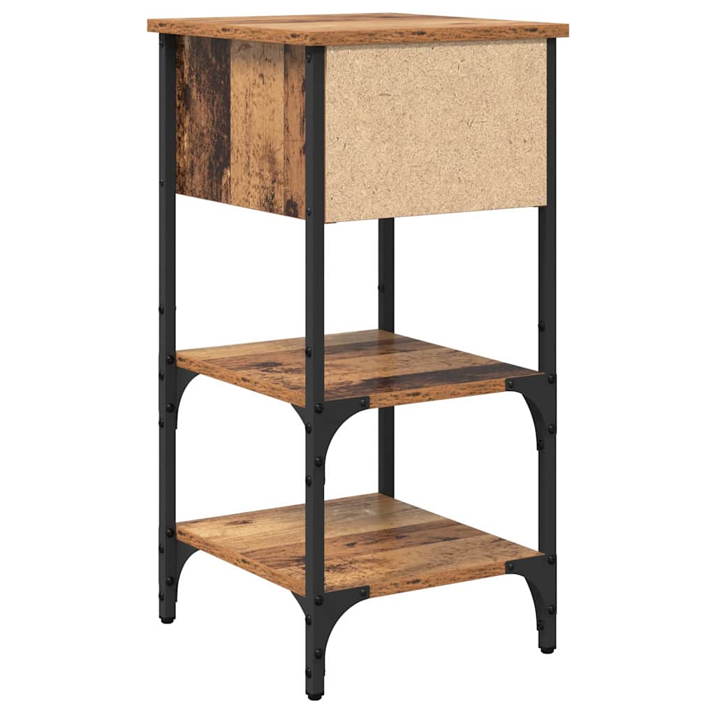 Armadio da Notte Marrone 33.5 x 36 x 70 cm Legno ingegnerizzato
